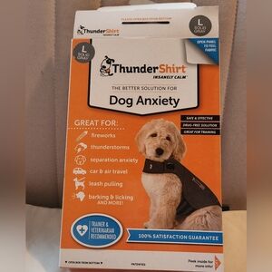 ThunderShirt Dog Anxiety Jacket - Solid Gray Large
